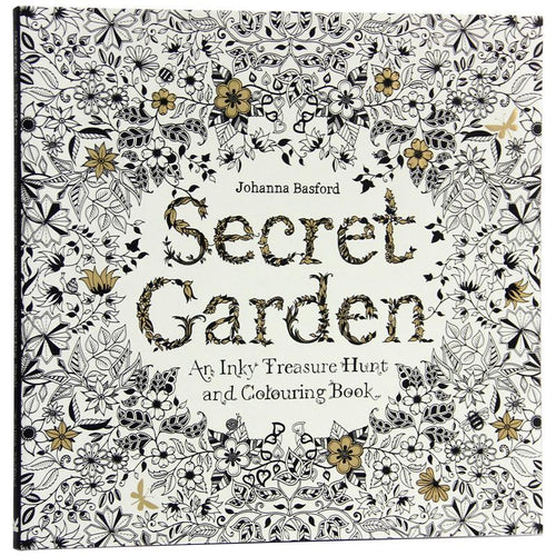 96 Pages English Secret Garden Coloring Books for Adults Kids Relieve Stress